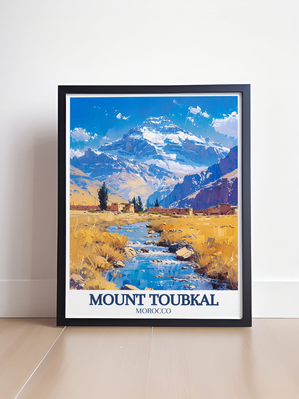 Mount Toubkal   - High Atlas Mountains  Home Decor  - Morocco  Living Room Decor