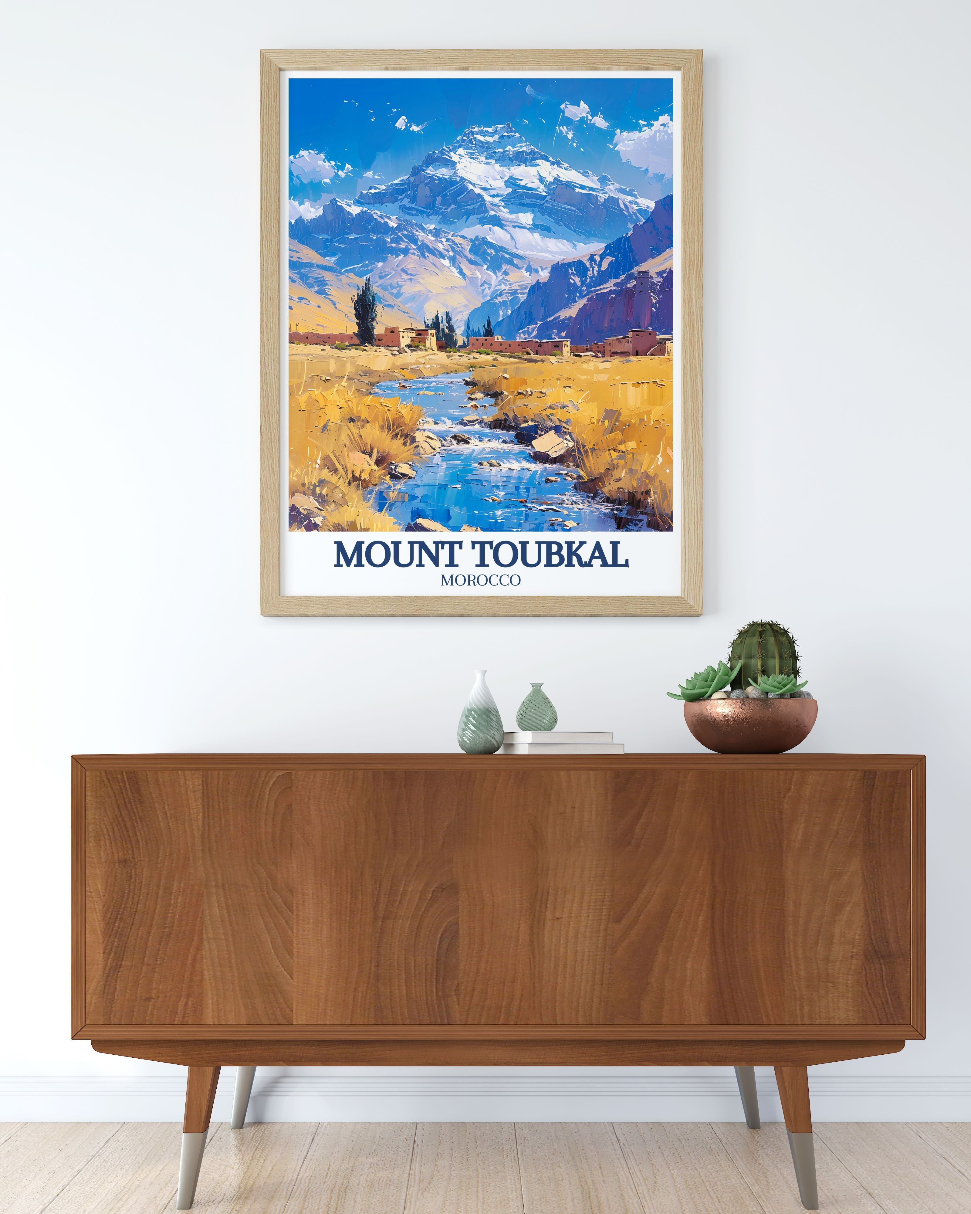 Mount Toubkal   - High Atlas Mountains  Home Decor  - Morocco  Living Room Decor