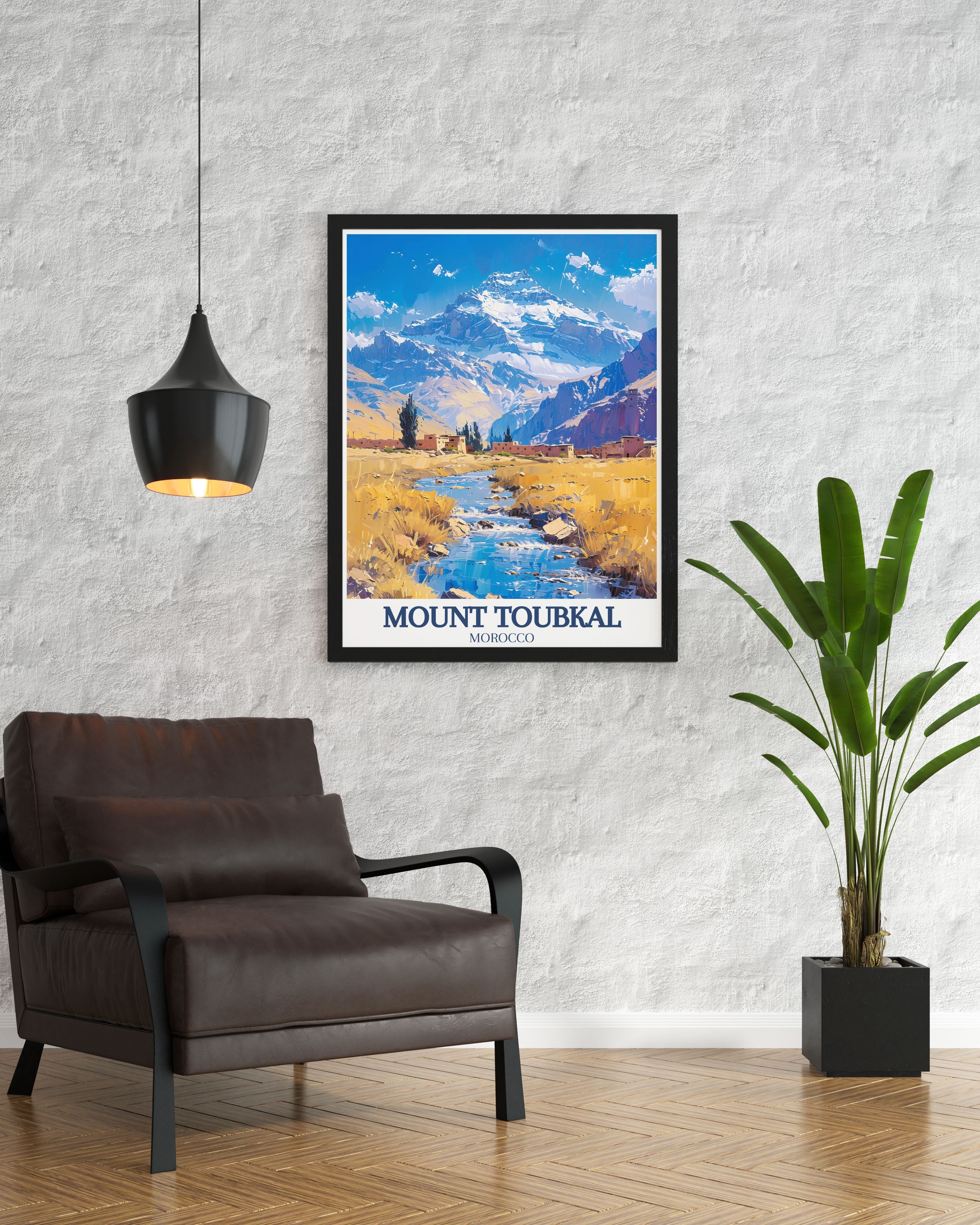 Mount Toubkal   - High Atlas Mountains  Home Decor  - Morocco  Living Room Decor